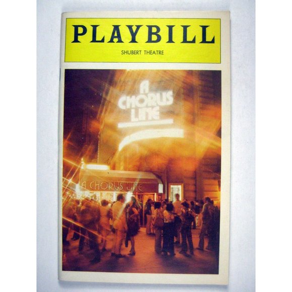A Chorus Line Playbill 1978 Shubert Theatre Shakespeare Festival Ticket  Bennet - Picture 3 of 11